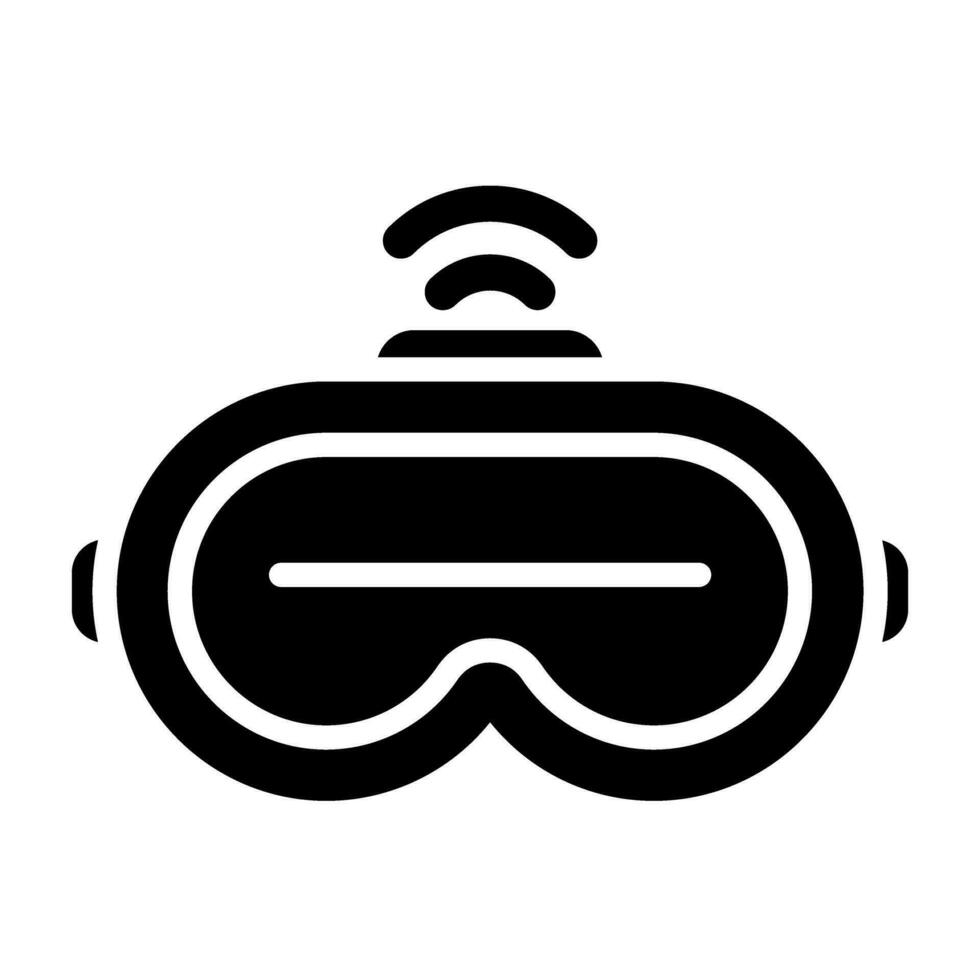 Augmented Reality Headset Vector Icon