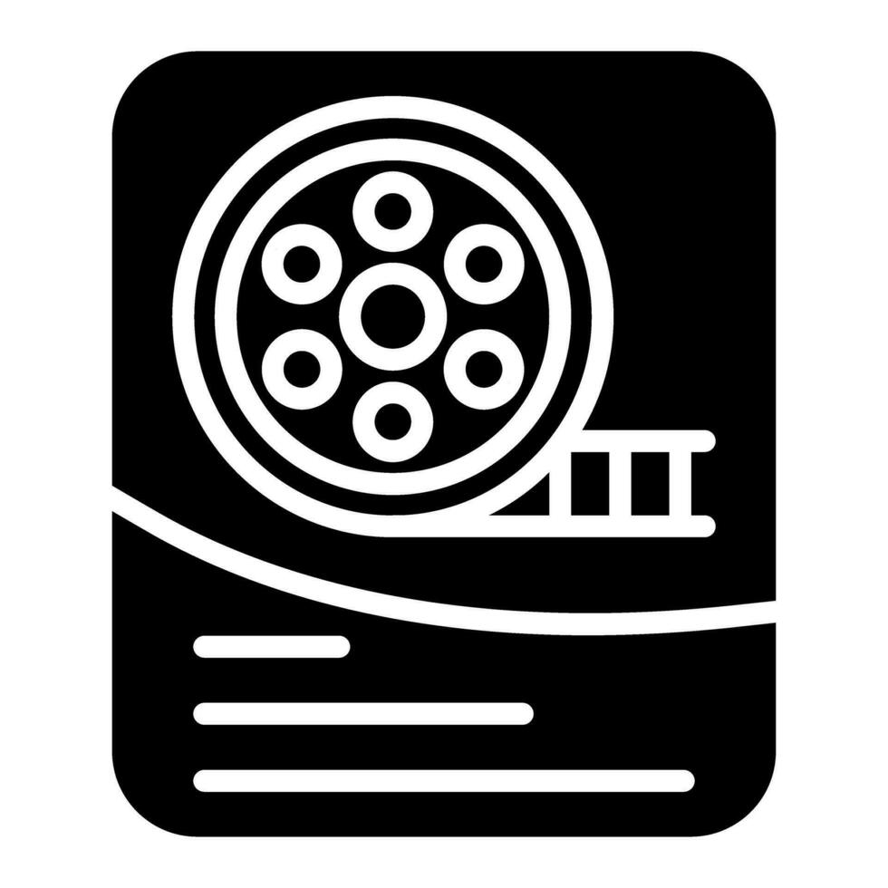 vídeo pared vector icono