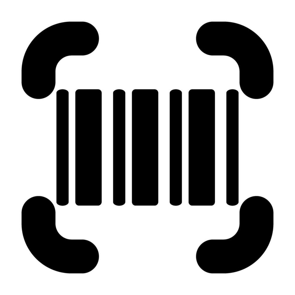 Barcode Scanner Vector Icon