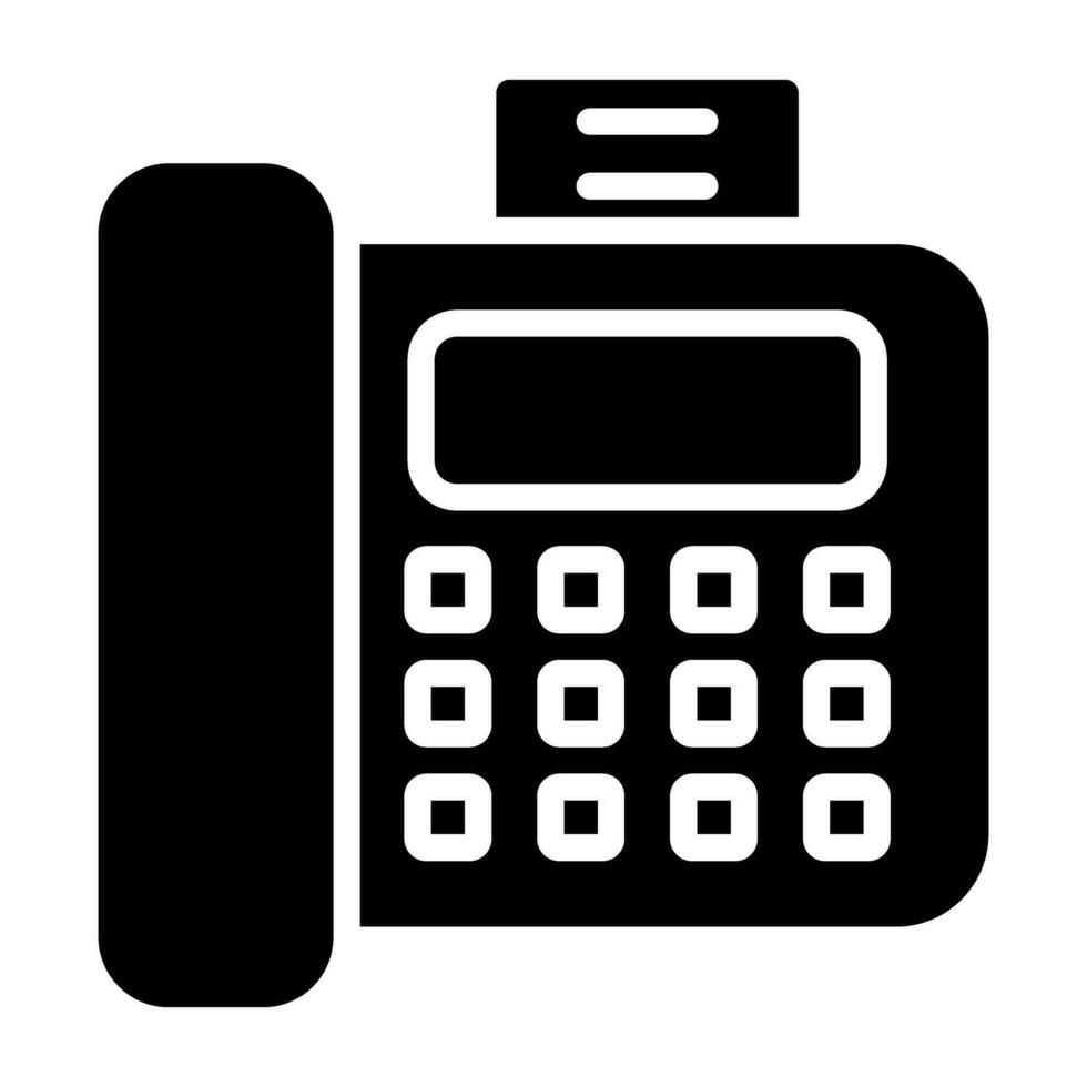 Fax Machine Vector Icon