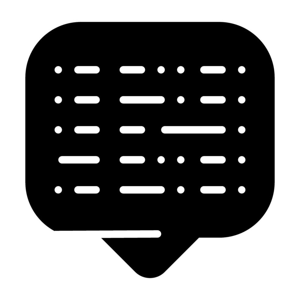 Morse Code Vector Icon