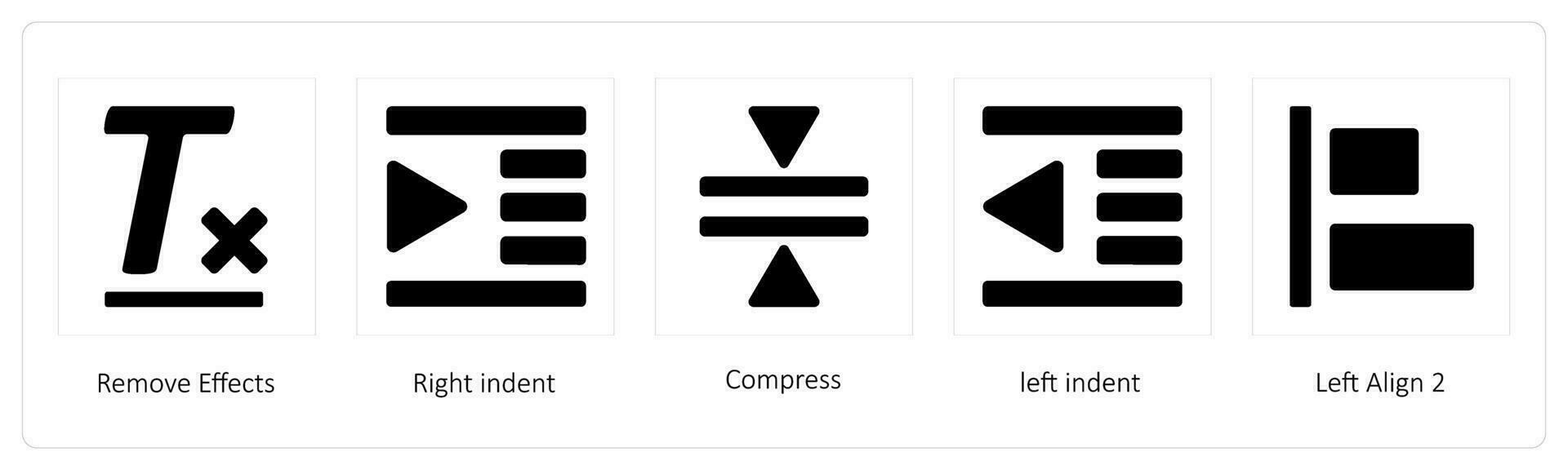 Remove Effects, Right indent vector