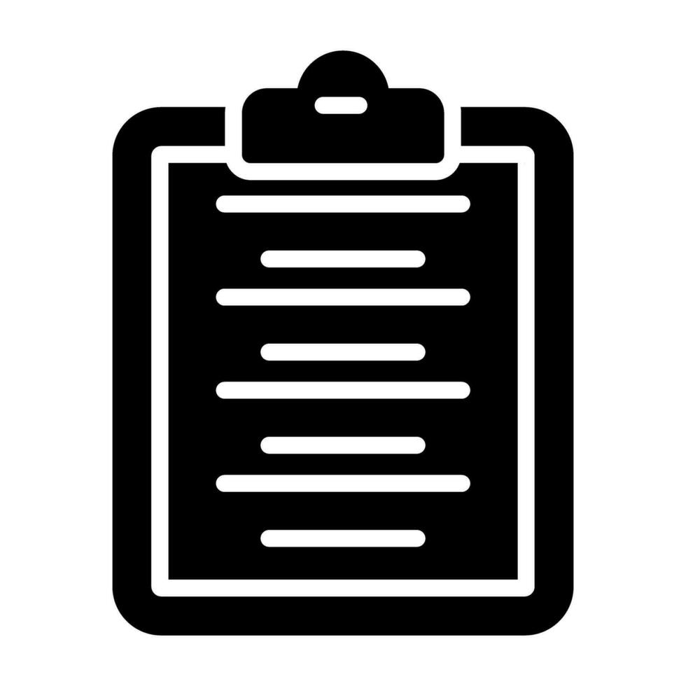 Writing Pad Vector Icon