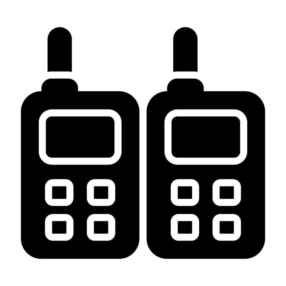 Two way Radio Vector Icon