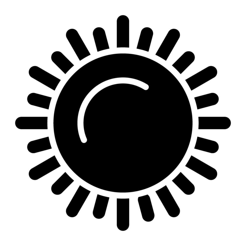 Sun Vector Icon