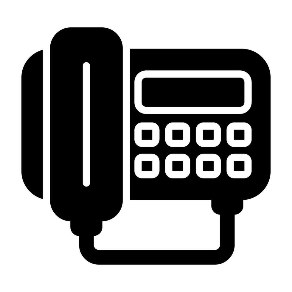 Fax Machine Vector Icon