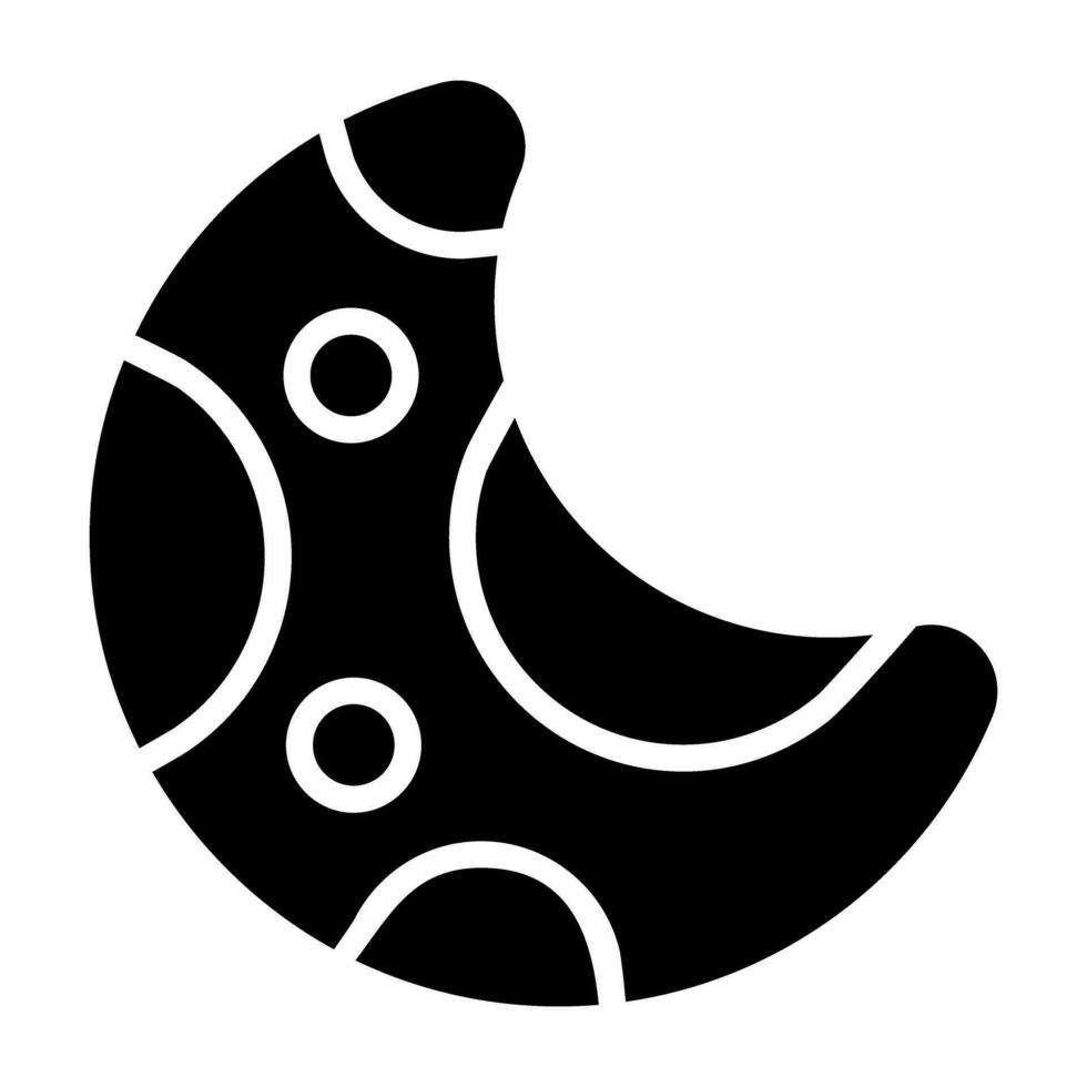 icono de vector de luna