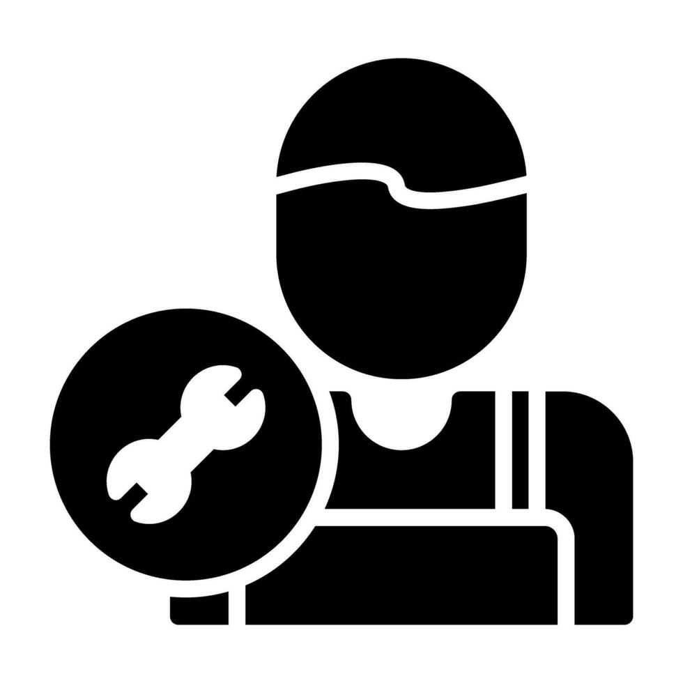 HVAC Technician Vector Icon