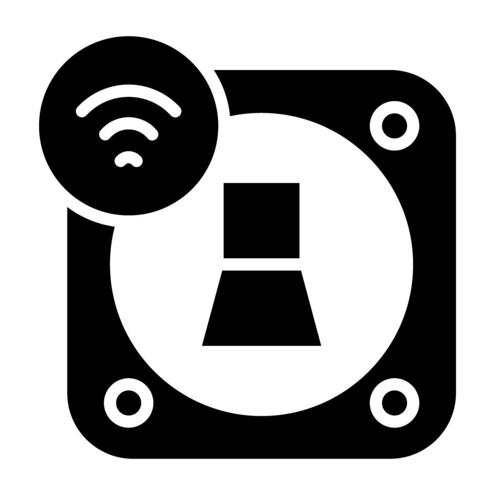 Smart Light Switch Vector Icon