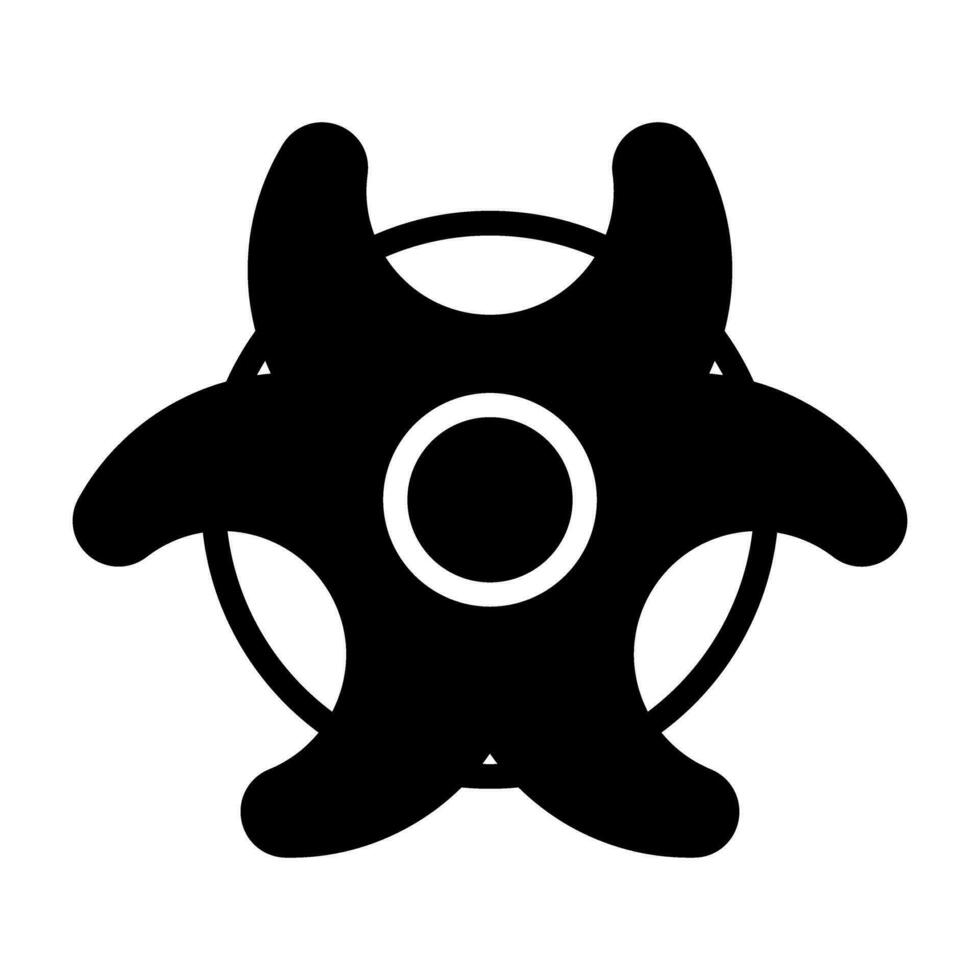 Biohazard symbol Vector Icon