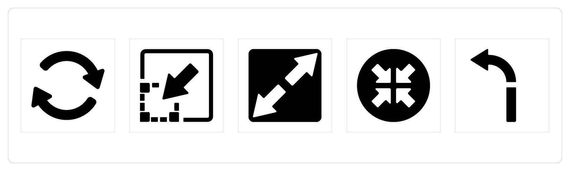 Down, left Direction, Lower direction vector