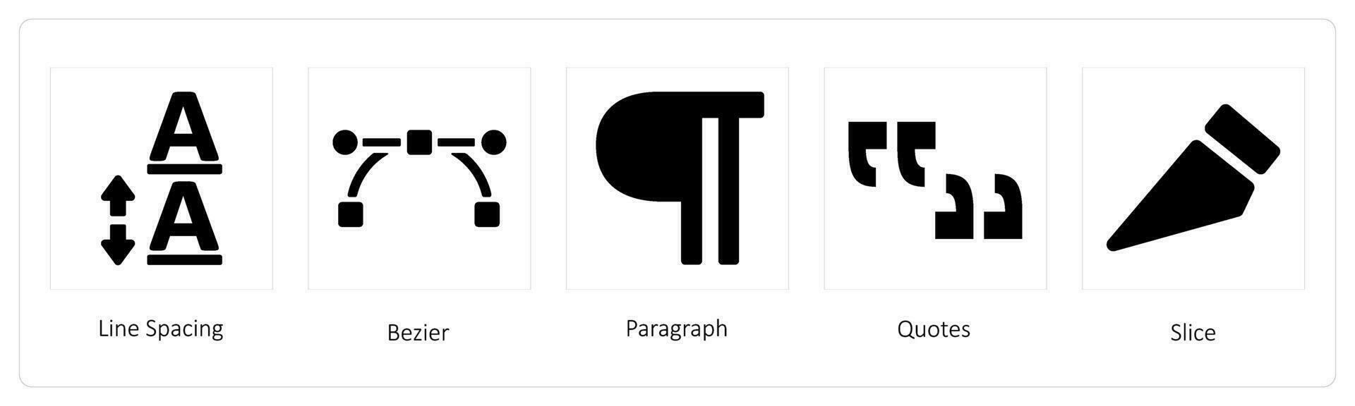 Line Spacing, bezier vector