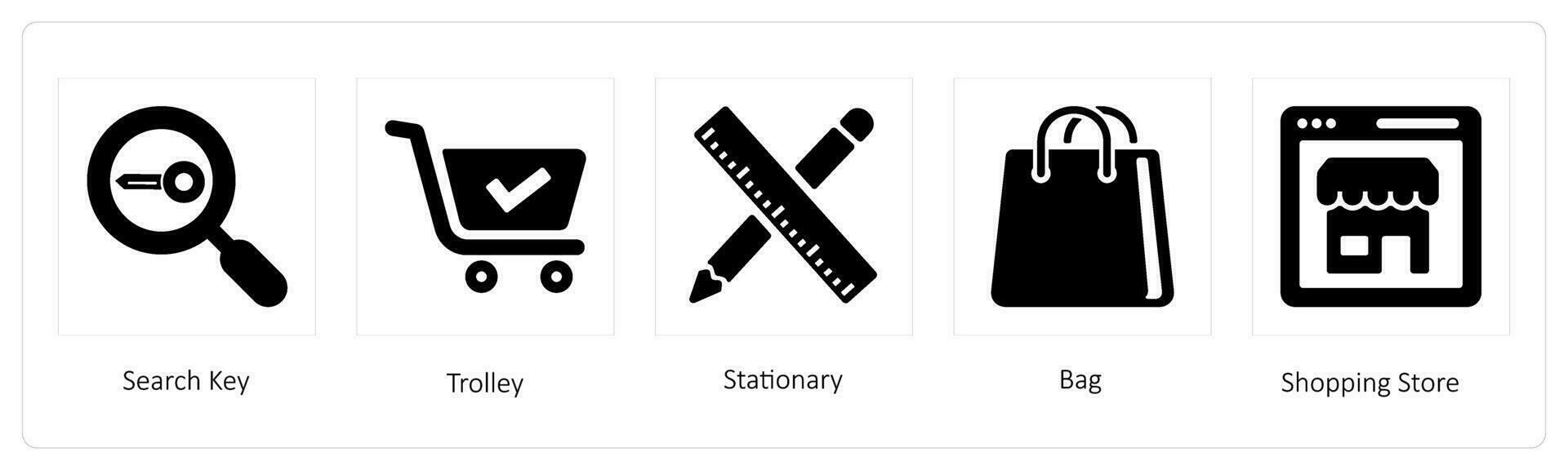 Search Key, Trolley vector