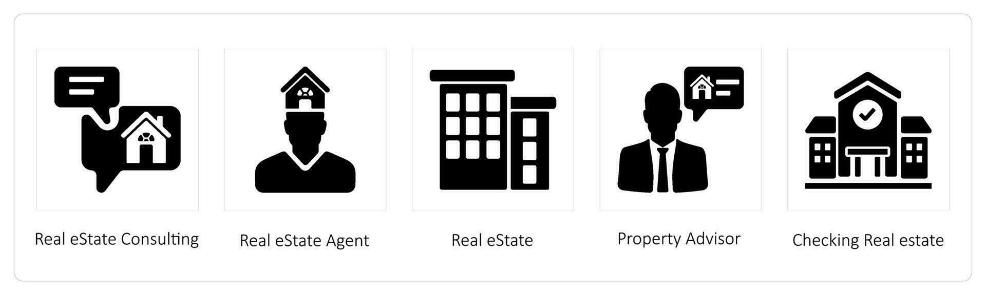 Real eState Consulting, Real eState Agent vector