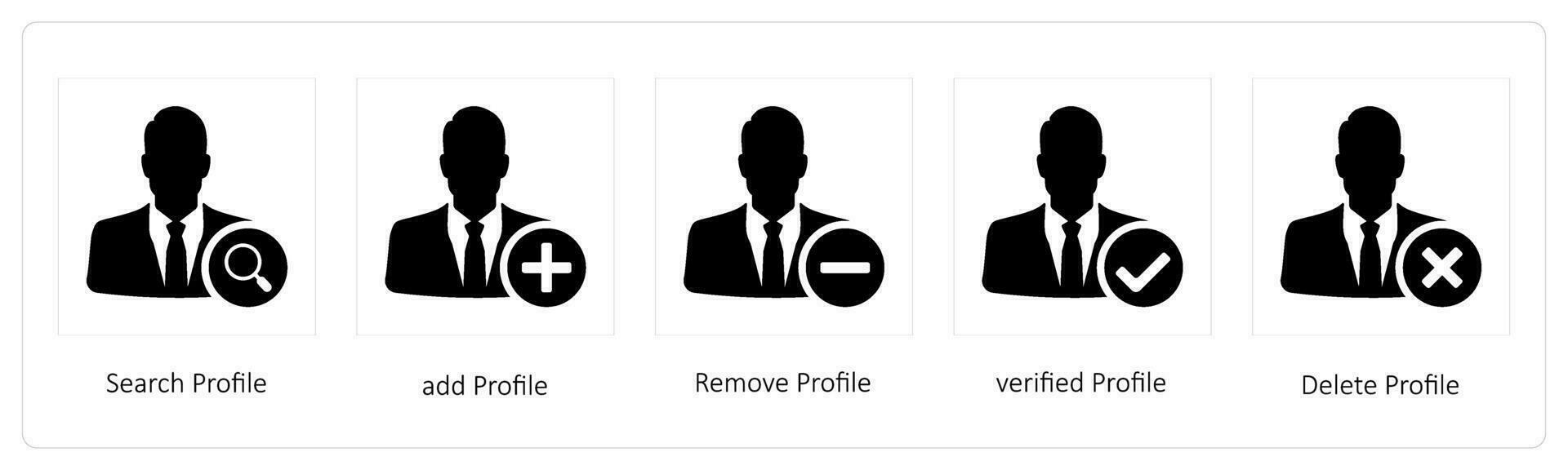 Favorite Profile, Send Profile vector