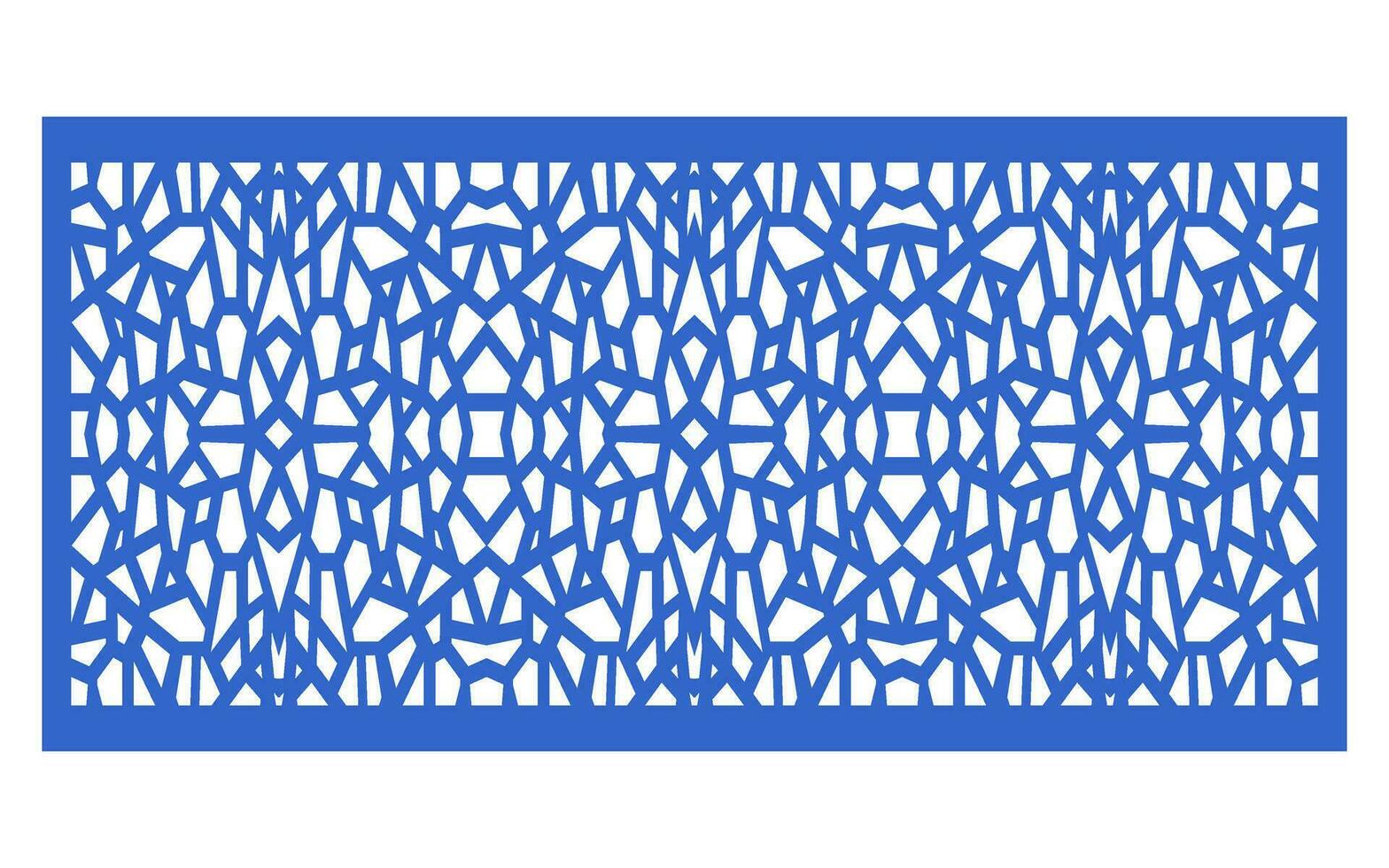 Decorative floral patterns, geometric template for cnc laser cutting vector