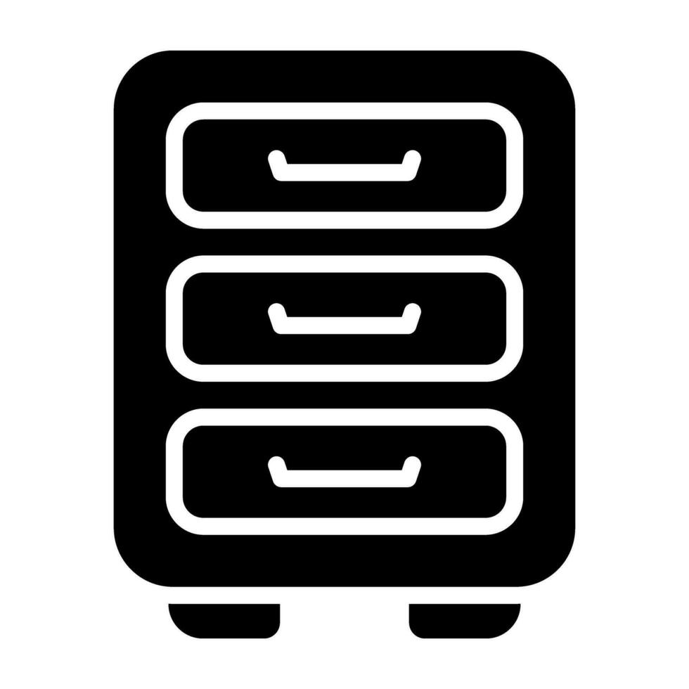 File cabinet Vector Icon 26454452 Vector Art at Vecteezy