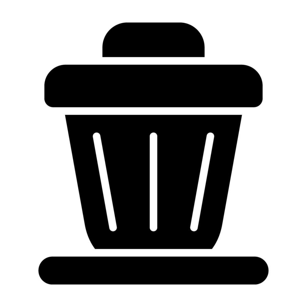 Trash bin Vector Icon
