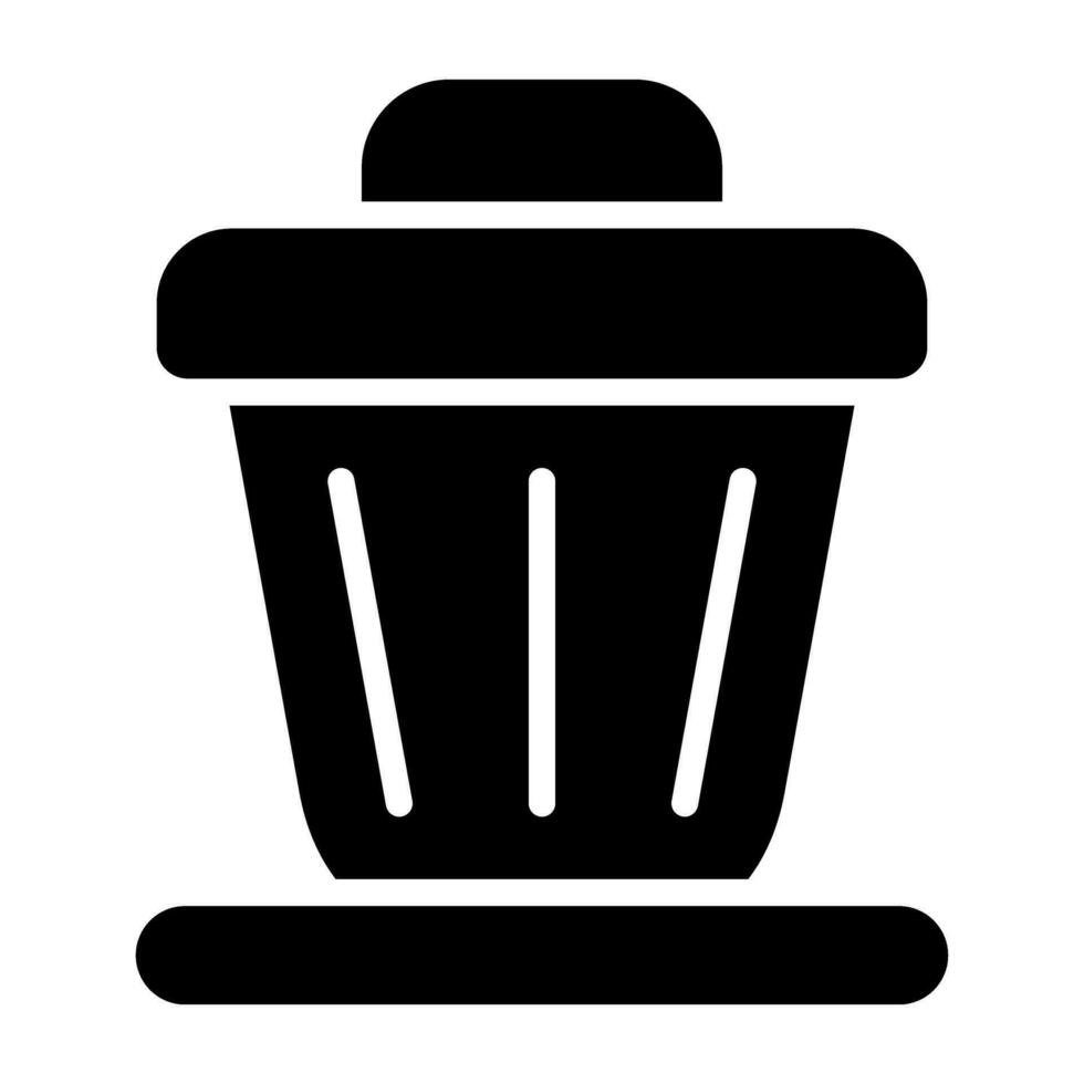 Trash bin Vector Icon