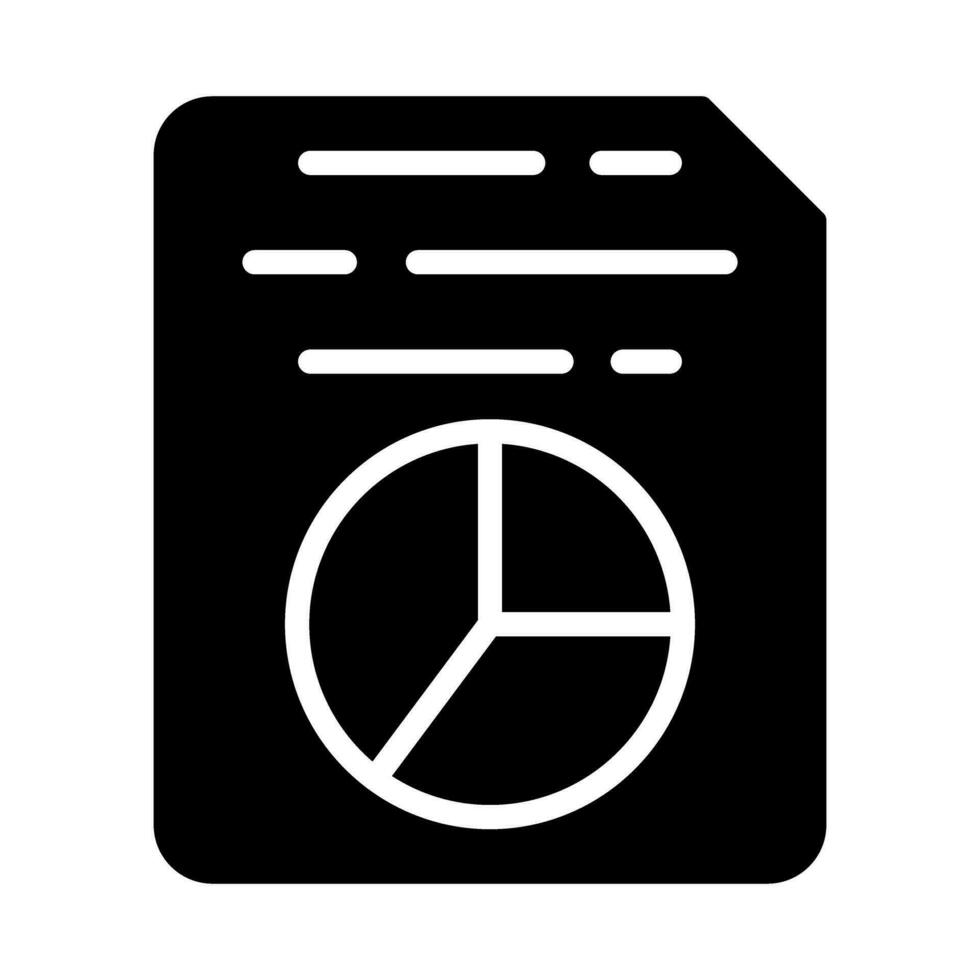 Document Insert Diagram Vector Icon