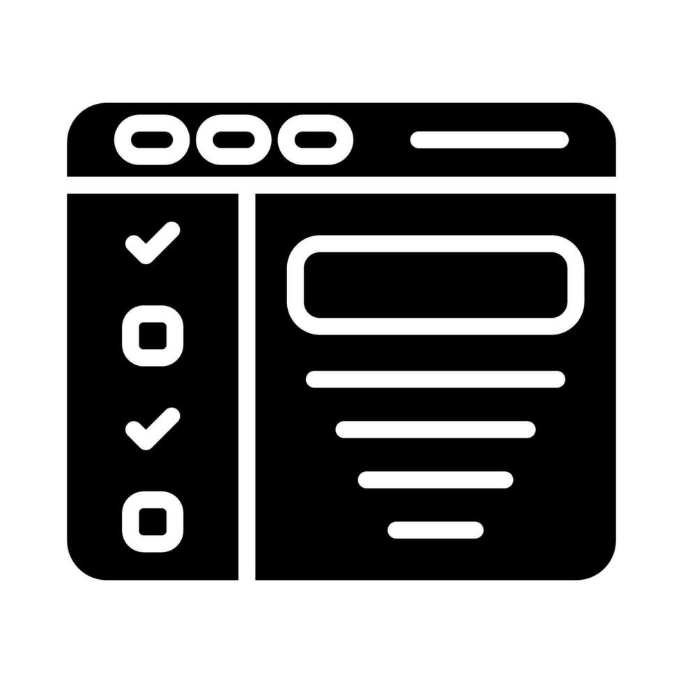 Design Brief Vector Icon