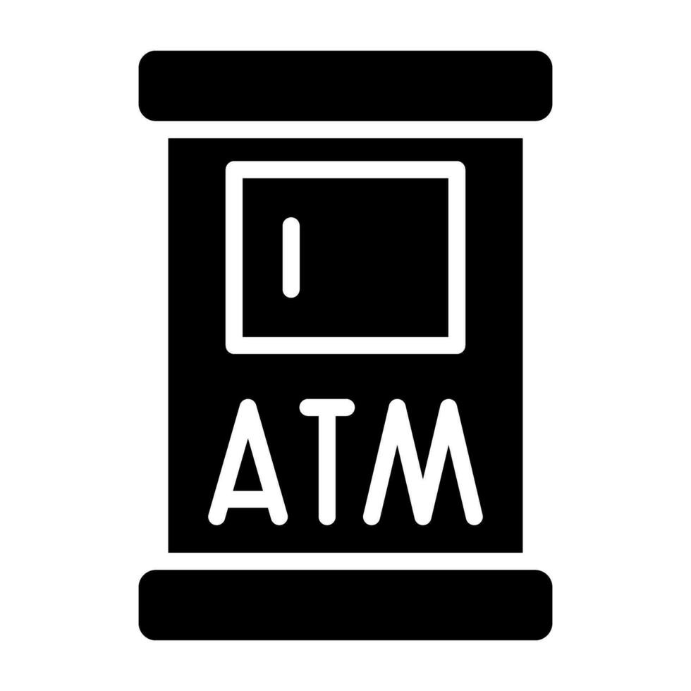 Atm Machine Vector Icon