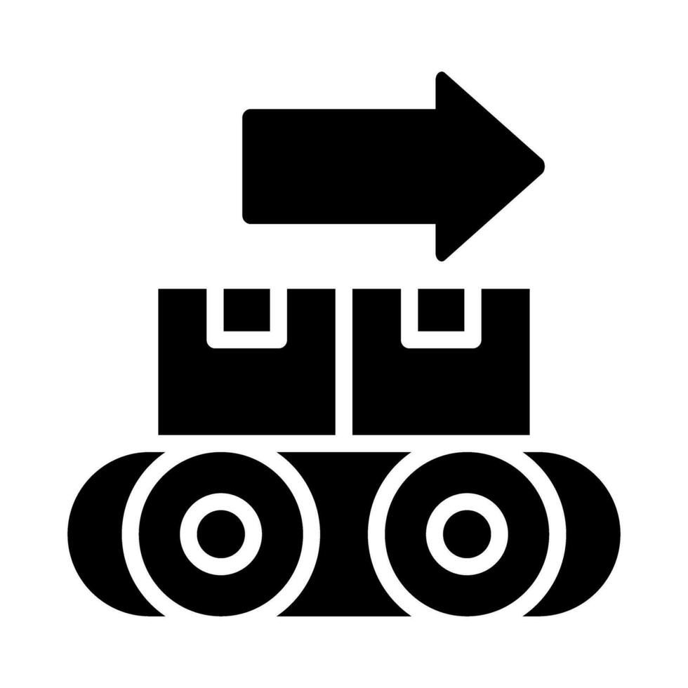 Conveyor Vector Icon