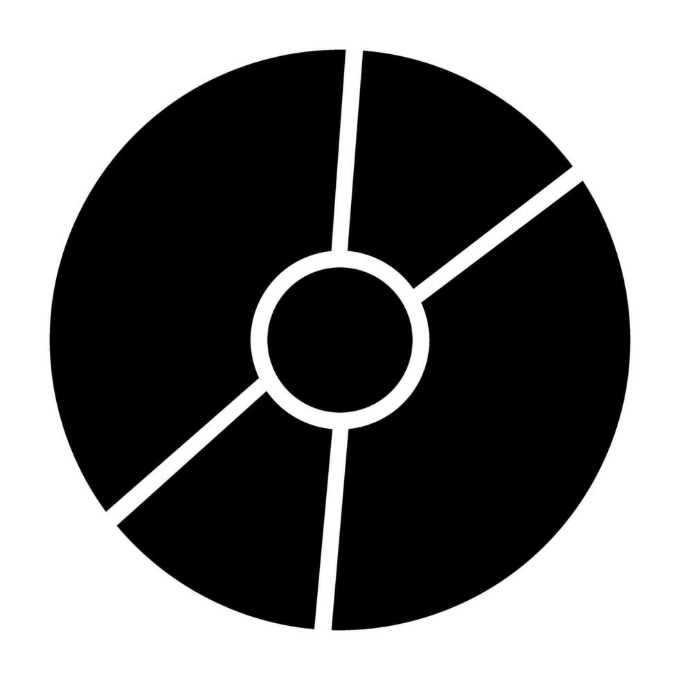 icono de vector de disco