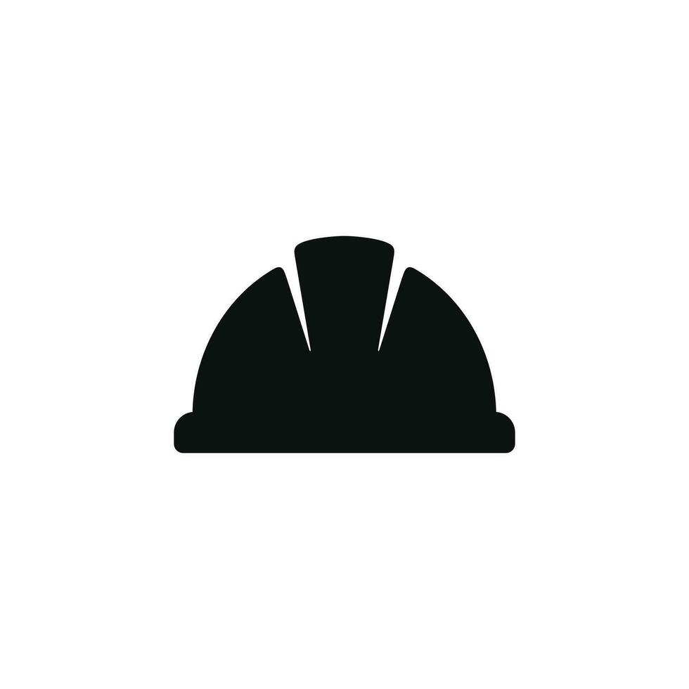 Construction helmet icon isolated on white background vector