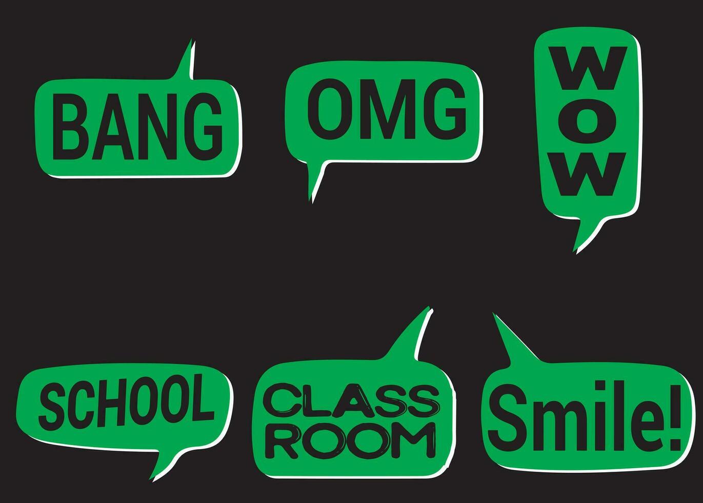 Back to School in comic speech bubbles, pop art style. Education concept. Comic dialog cloud, space cartoon. Set memphis school comic bubble halftone dot. Creative idea conversation explosion balloon vector