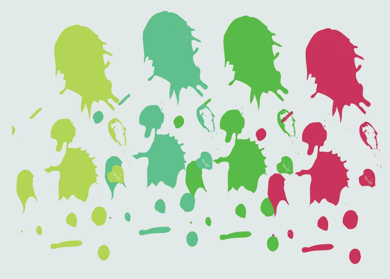 Abstract watercolor on white and black background. The color splashing on the paper. It is a hand drawn.Print vector