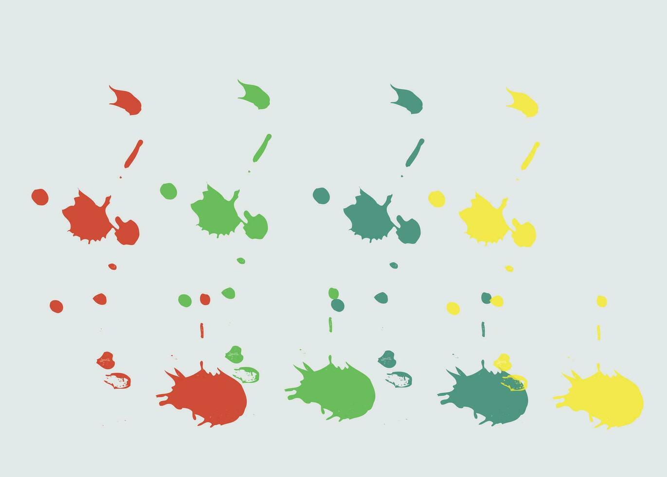 Abstract watercolor on white and black background. The color splashing on the paper. It is a hand drawn.Print vector