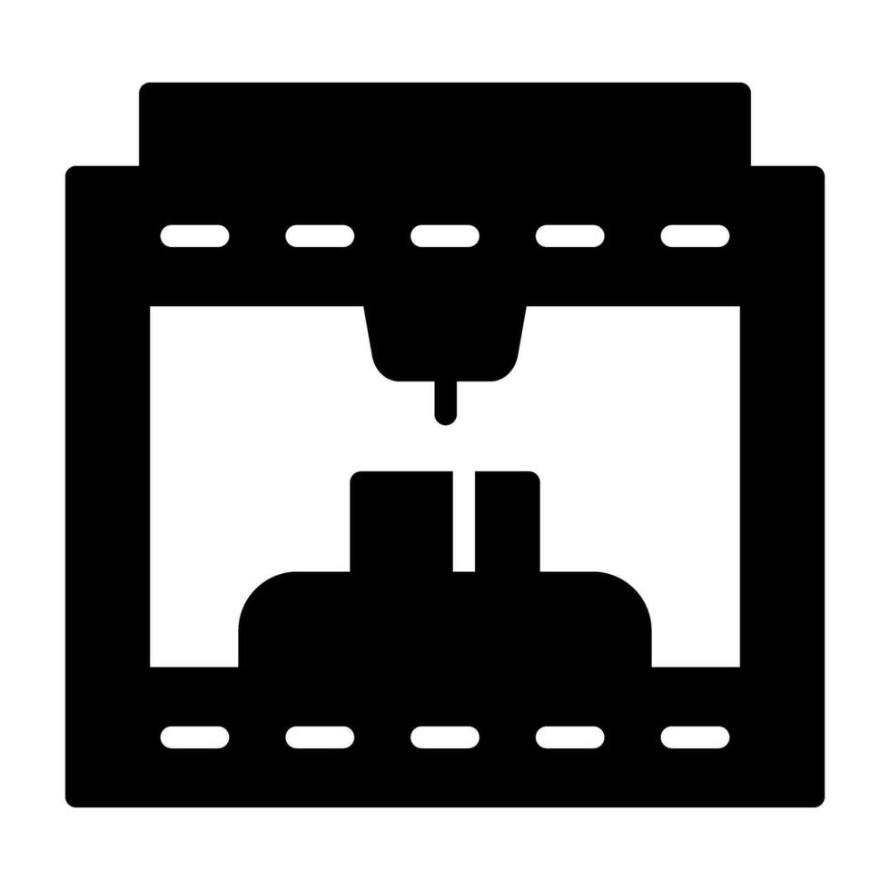 3d Printing Vector Icon