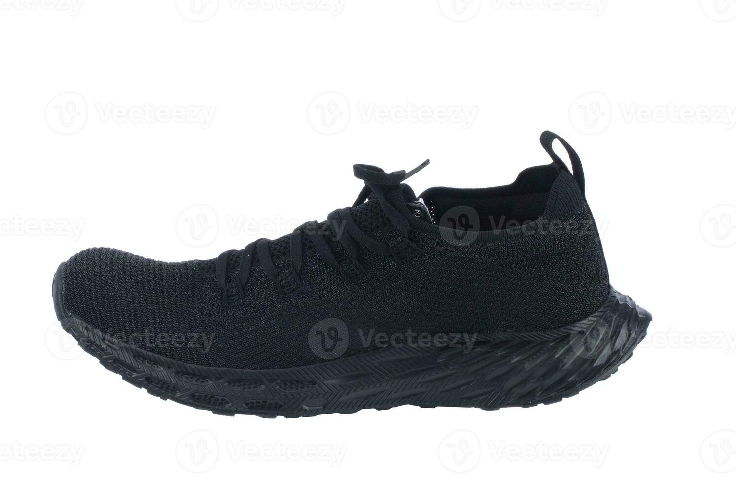 Black rag sneaker cheap Chinese on a white background. photo