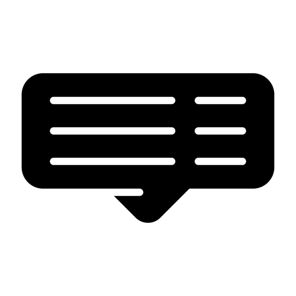 Comment Vector Icon