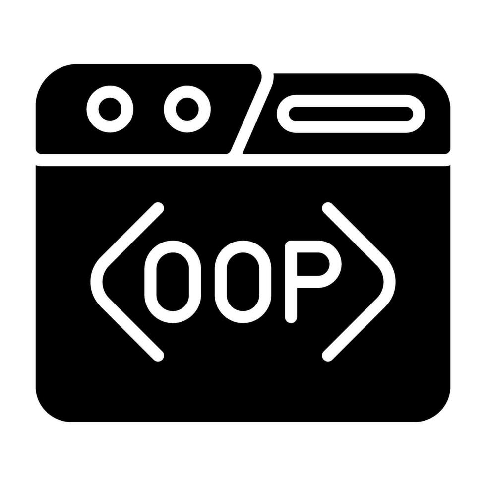 oop vector icono