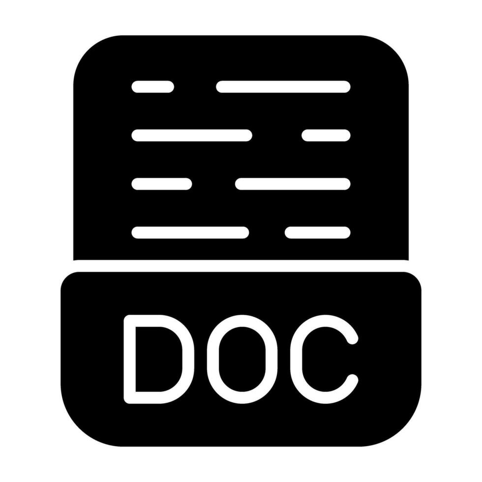 DOC Vector Icon