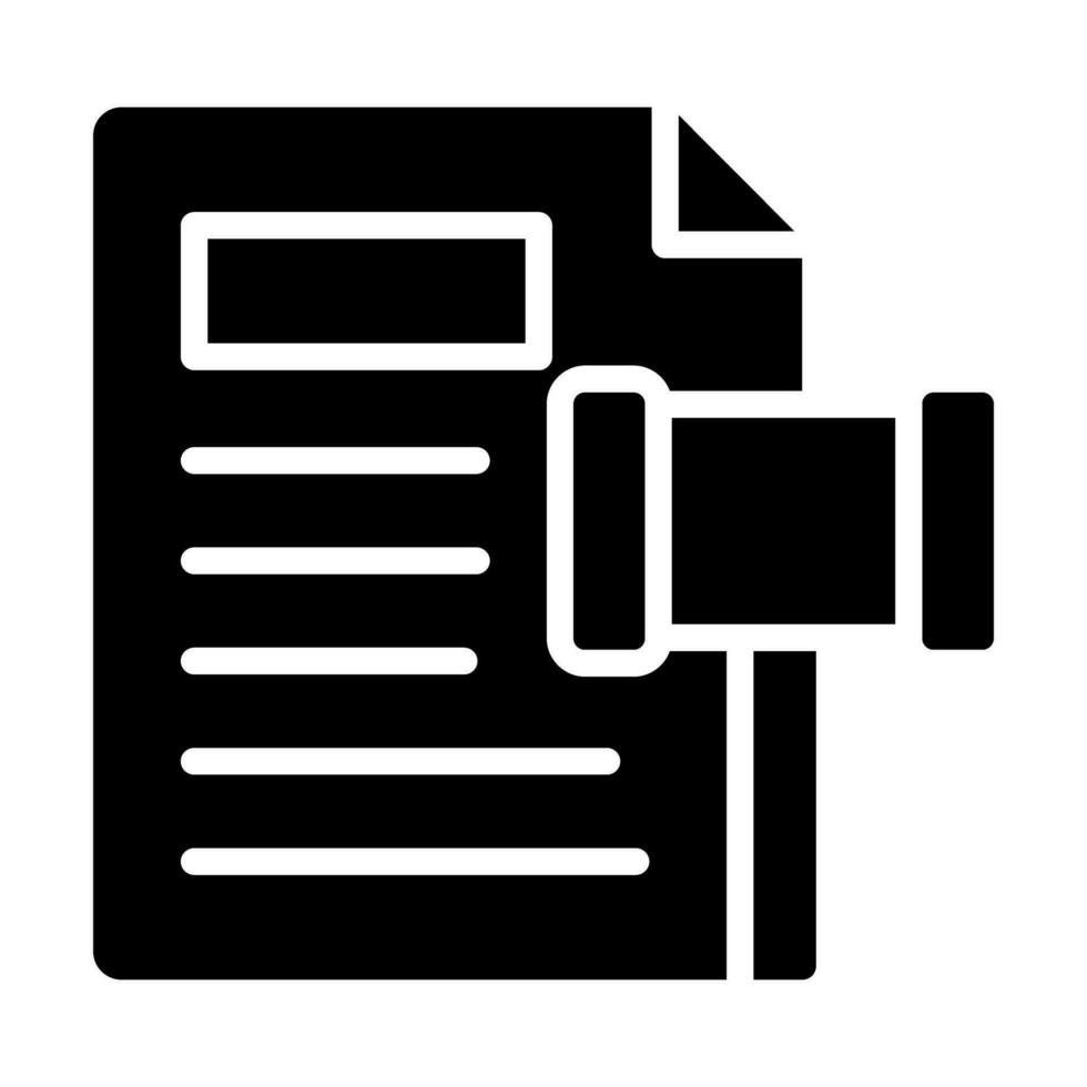 Legal Issues Vector Icon