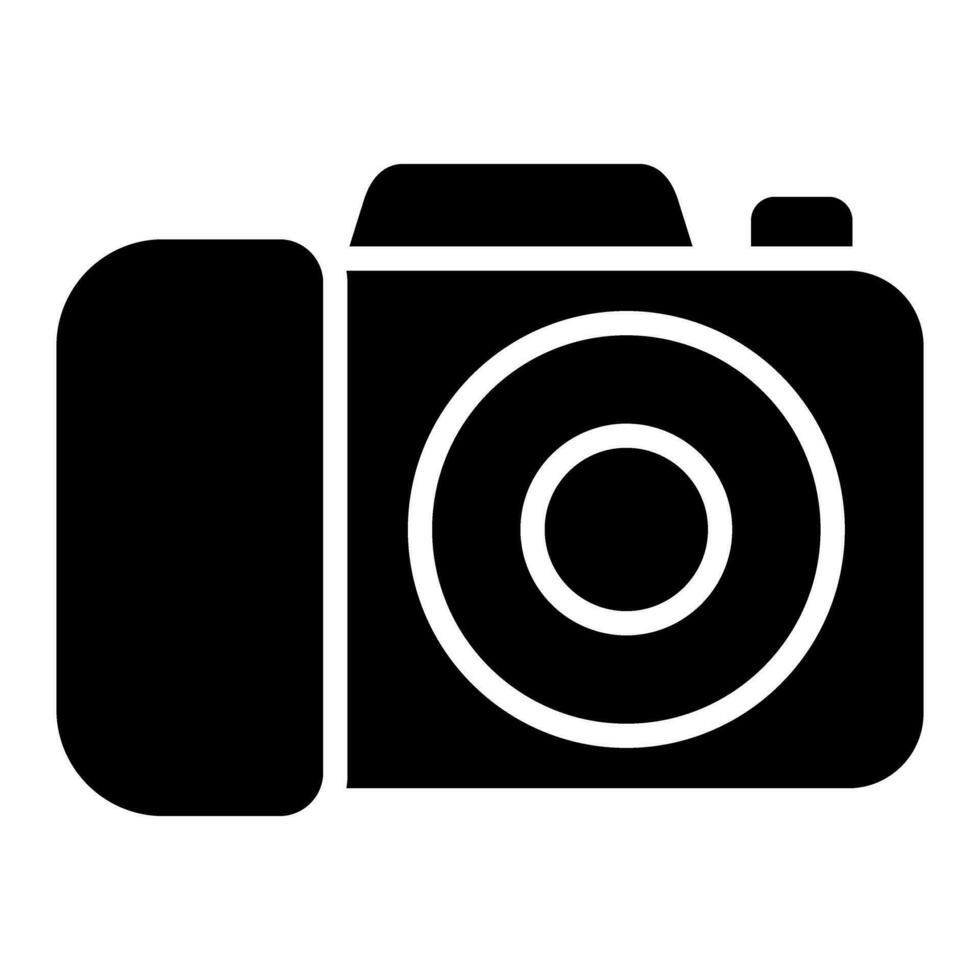 icono de vector de cámara dslr