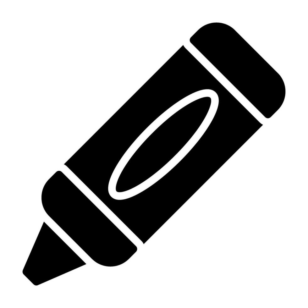 Crayon Vector Icon