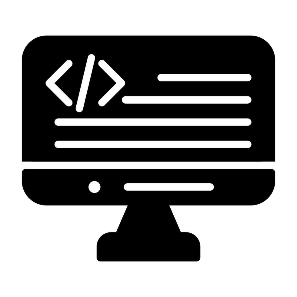 Programming Language Vector Icon