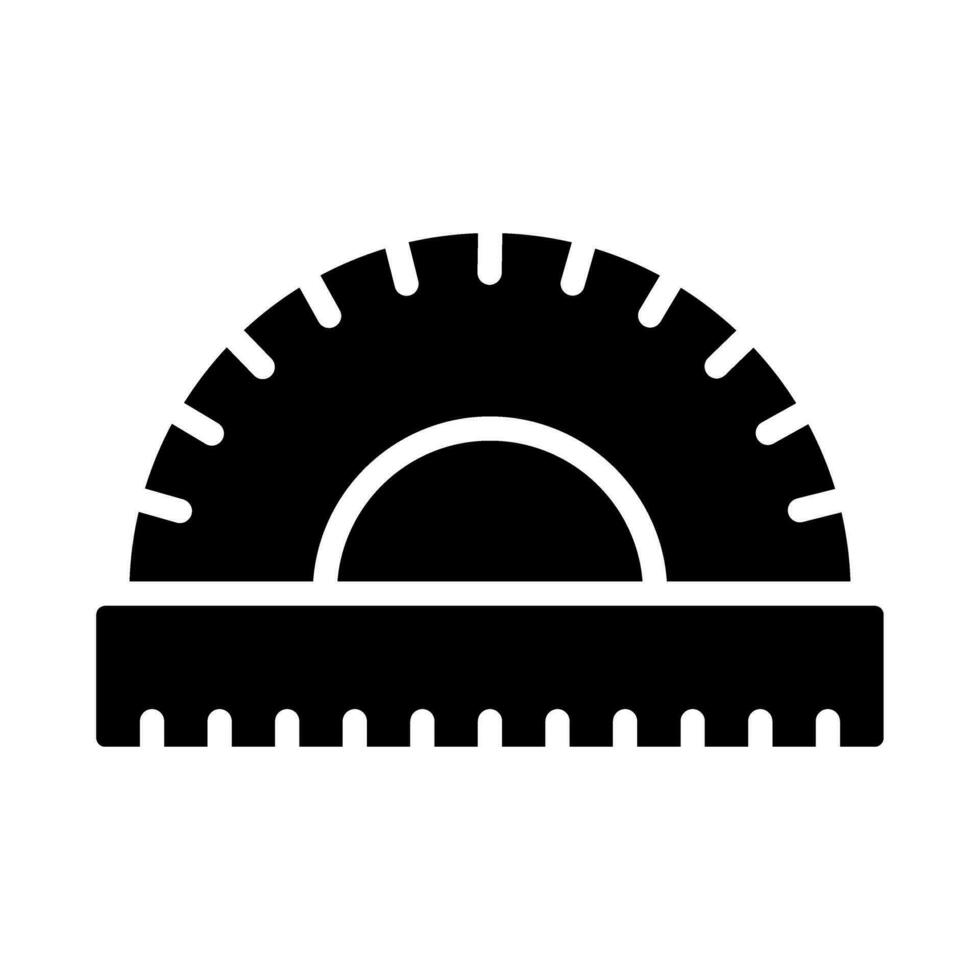 Protractor Vector Icon