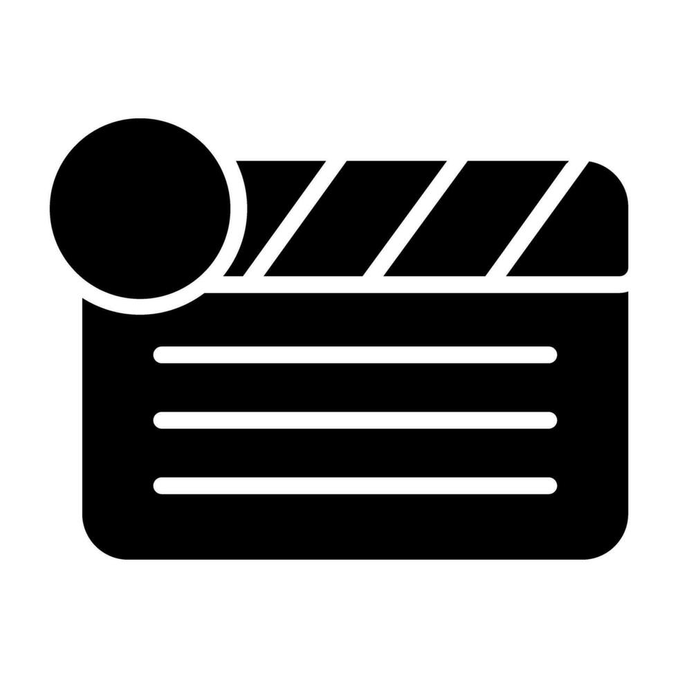 Clapper Board Vector Icon