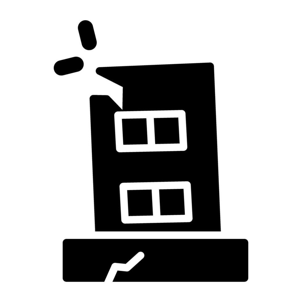 Facility Damage Vector Icon