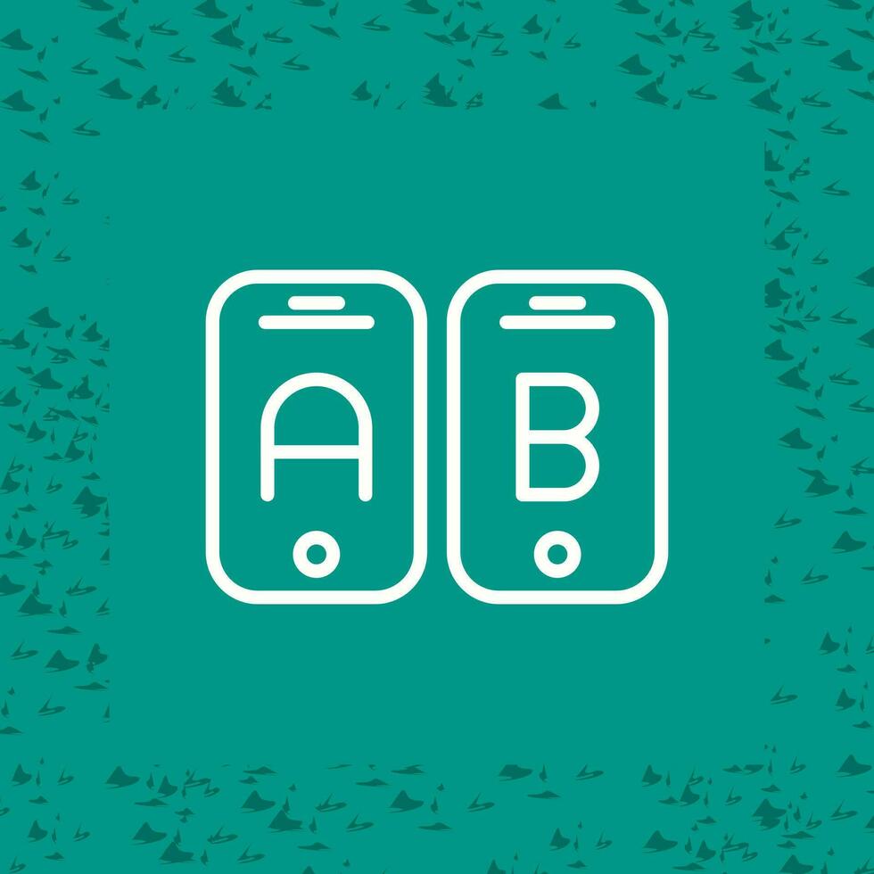 A B Testing Vector Icon