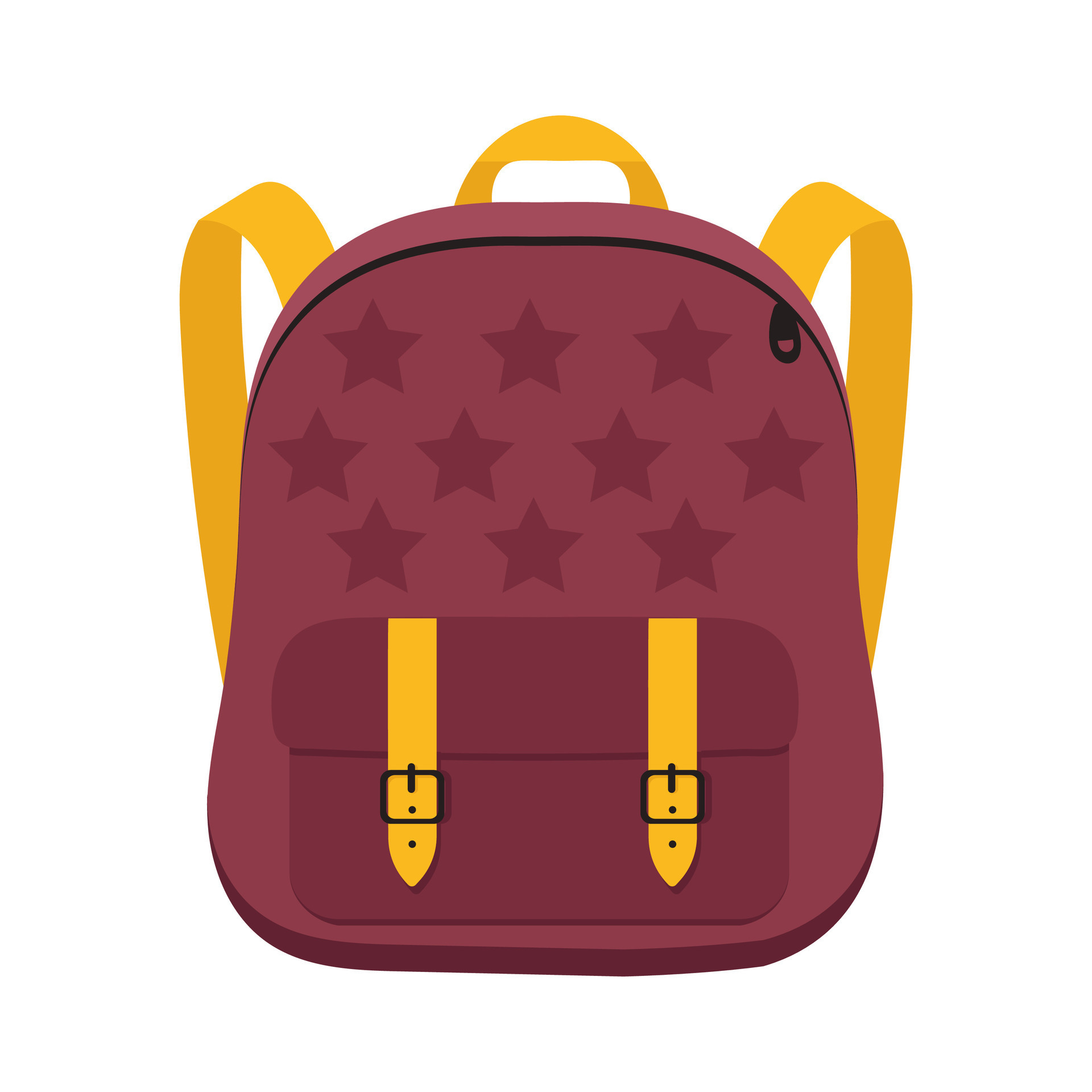 Satchel packed with school supplies, college or - Stock Illustration  [68906521] - PIXTA