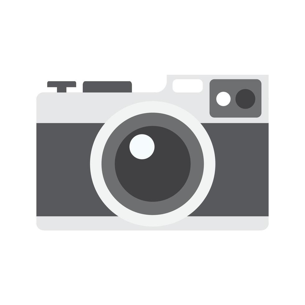 camera icon vector flat design