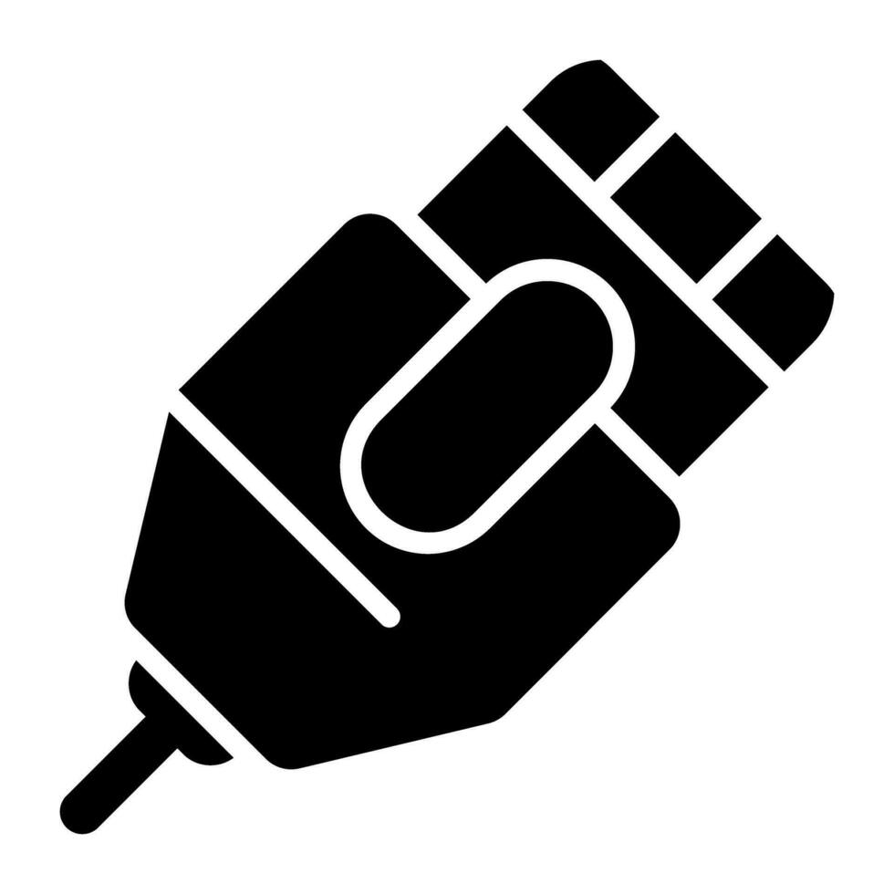 Ethernet Cable Vector Icon