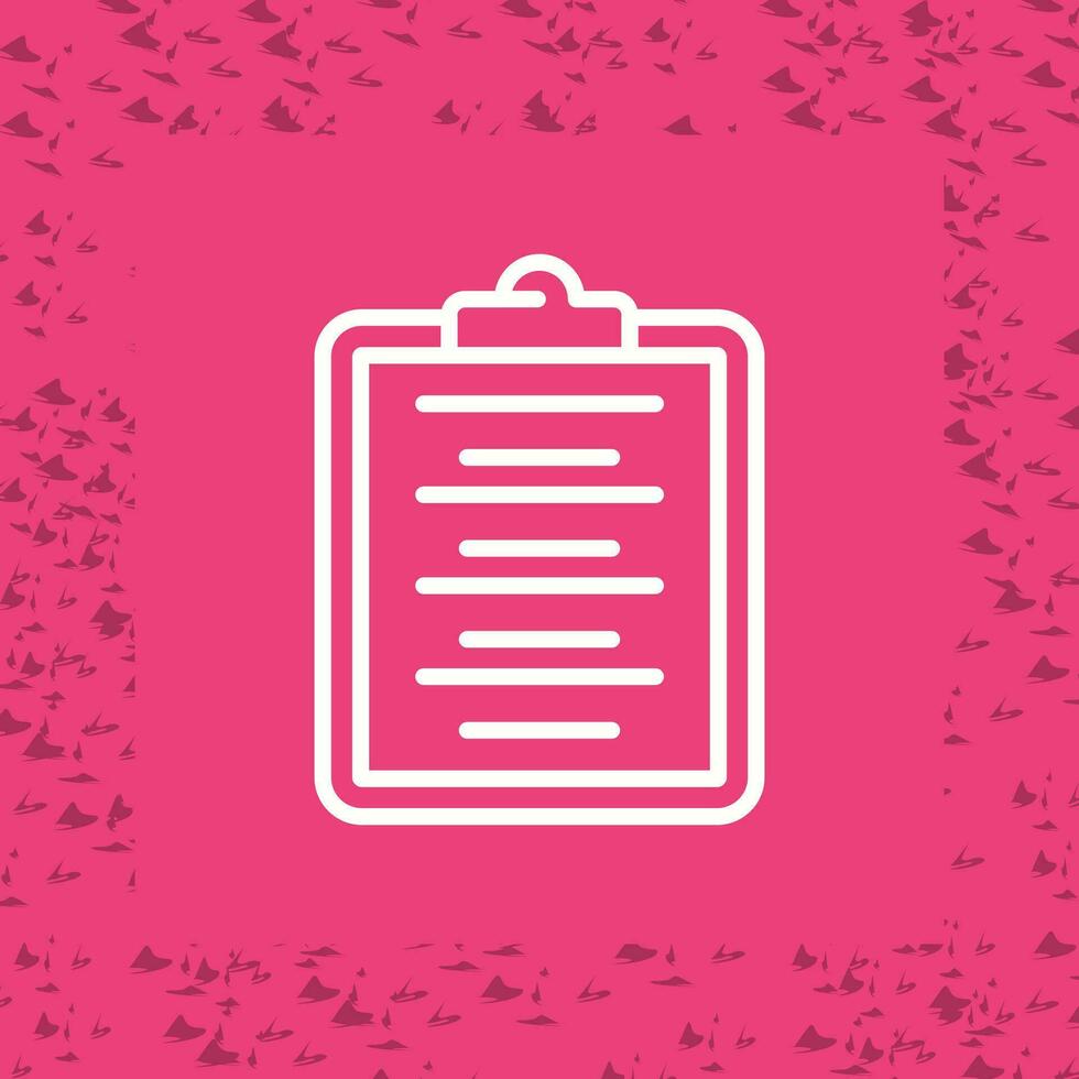 Writing Pad Vector Icon