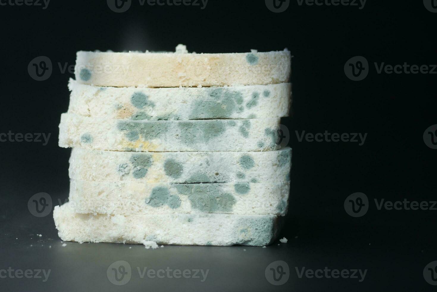 bread with mildew. Spoiled products photo